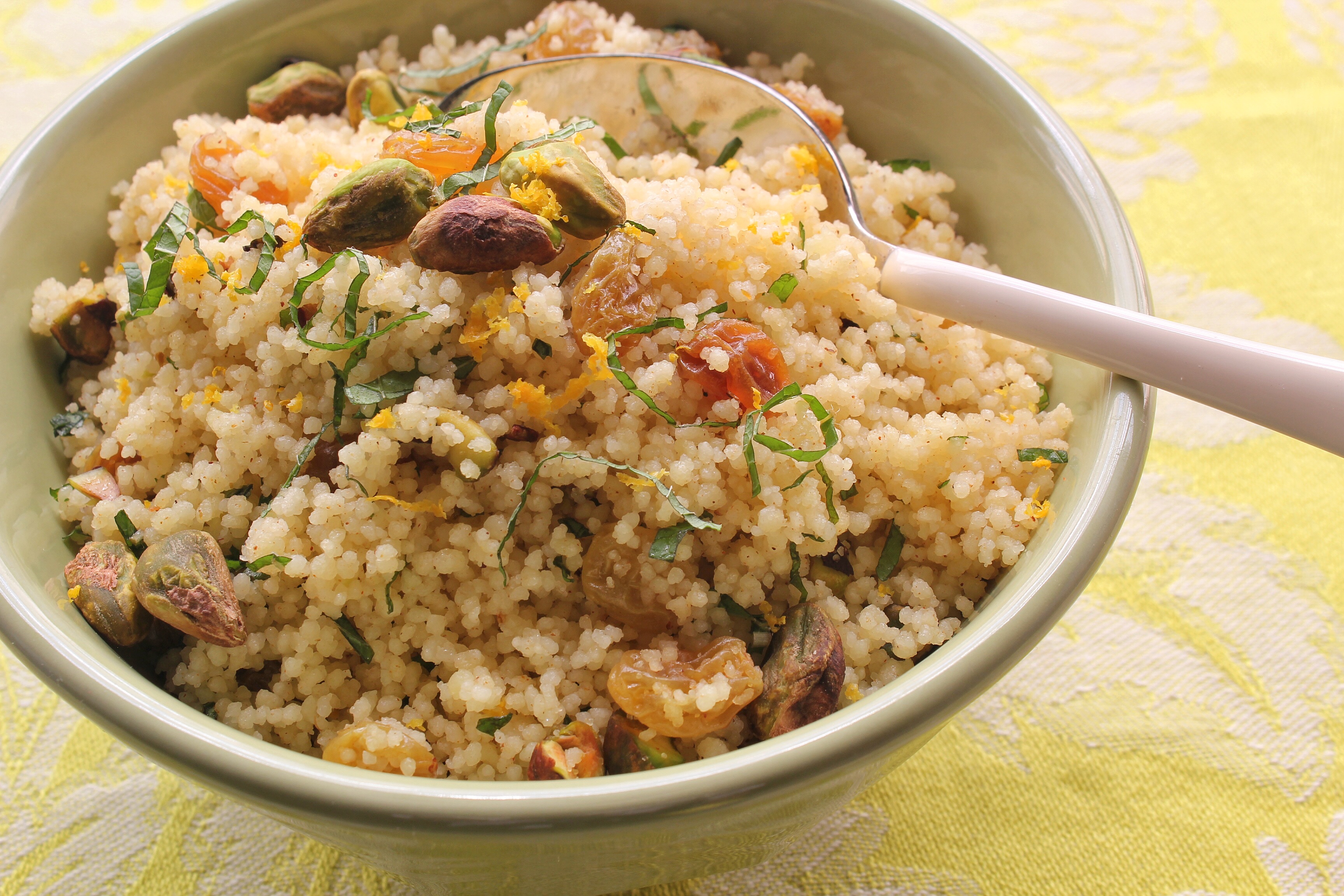 Pistachio Mint Couscous